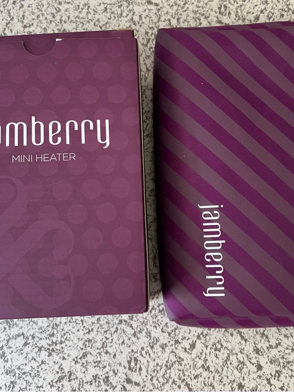 Jamberry Plum Purple Mini Heater Carry Case